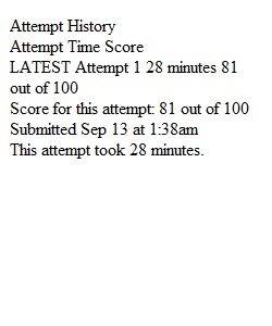 Week 4 Exam II